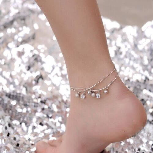 Anklet with round Charms